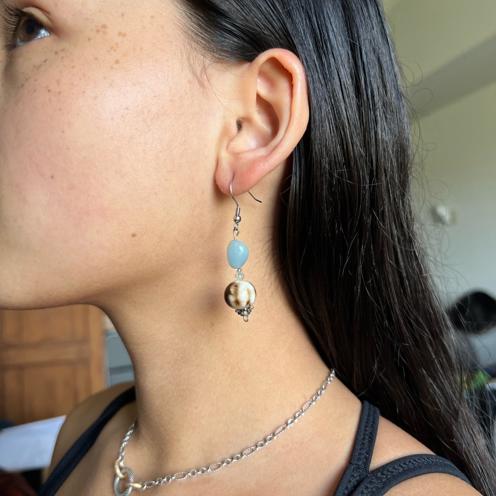 Handmade earrings.